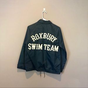 Vintage navy swim team jacket
